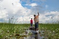 Mokoro Canoe Trip in the Okavango Delta near Maun, Botswana