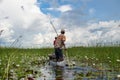 Mokoro Canoe Trip in the Okavango Delta near Maun, Botswana