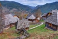 Mokra Gora, Wooden Town / Mechavnik/ - Town which was build for the film `Life is a miracle` by Emir Kusturica Royalty Free Stock Photo