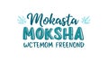 Moksha Typography Poster Vector Design, vector design Generative AI Royalty Free Stock Photo