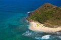 Tropical scenic Kayaking at the Mokulua Islands Oahu Hawaii Royalty Free Stock Photo