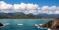 Tropical scenic Kayaking at the Mokulua Islands Oahu Hawaii Royalty Free Stock Photo