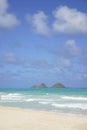 Mokulua Islands, Hawaii Royalty Free Stock Photo