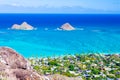 Mokulua Islands, Oahu Royalty Free Stock Photo