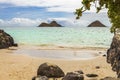 Mokulua Islands Royalty Free Stock Photo