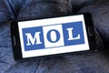 Mol container shipping logo Royalty Free Stock Photo