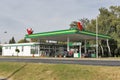 MOL gas station in Keszthely, Hungary.