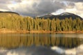 Molas lake and Needle mountains, Weminuche wilderness, Colorado Royalty Free Stock Photo