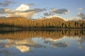 Molas lake and Needle mountains, Weminuche wilderness, Colorado Royalty Free Stock Photo