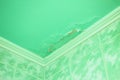 Mold in a edge of a room Royalty Free Stock Photo