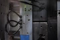 Mold plates - part of automatic injection molding machine at exhibition