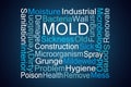 Mold Word Cloud Royalty Free Stock Photo