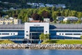 Molde, Norway - 29th July 2023: Close up view of the Aker Stadium the home of Molde football team