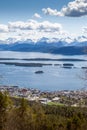 Molde town in Norway Royalty Free Stock Photo