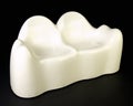 Molded White Plexi-glass Modern Loveseat