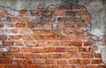 Molder wall brick background Royalty Free Stock Photo