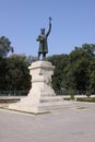 MOLDOVA CHISINAu Monument Stefan cel Mare Royalty Free Stock Photo