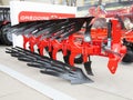 18.03.2017, Moldova, Chisinev: New plow and agricultural implements at farmer exhibition Royalty Free Stock Photo