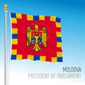 Moldova, europe, flag of the President of the Parliament