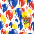 Moldavsko nezávislost bezešvý vzor 