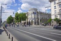 Moldova. Kishinev. 05.23.2022. View of Stefan Chelmari street, beautiful houses, monuments of architecture.
