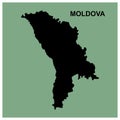 Moldova map design Royalty Free Stock Photo