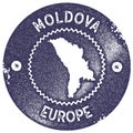 Moldavsko starodávny pečiatka 