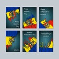 Moldavsko vlastenecký karty 