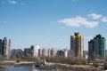Moldova, Ribnita - 28 march 2016: New buildings for people in Transnistria Moldova