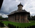 Moldovita Monastery before facing a summer storm