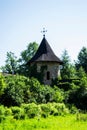 Moldovita Monastery garden