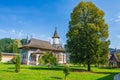 Sucevita monastery in Romania Royalty Free Stock Photo