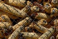 Moldy corn with Aflatoxin Royalty Free Stock Photo