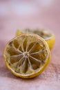 Moldy dried lemon
