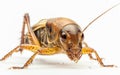 Mole Cricket on White Background -Generative ai Royalty Free Stock Photo