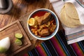 Mole de Olla Top View Royalty Free Stock Photo