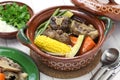 Mole de olla, mexican cuisine Royalty Free Stock Photo