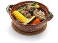 Mole de olla, mexican cuisine Royalty Free Stock Photo