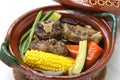 Mole de olla, mexican cuisine Royalty Free Stock Photo