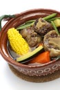 Mole de olla, mexican cuisine Royalty Free Stock Photo