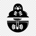 Mole icon, simple black style Royalty Free Stock Photo