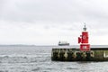 Mole lighthouses are familiar to travelers on Scandlines ferries crossing between HelsingÃÂ¸r and Helsingborg, Sweden