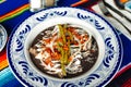 Mole Mexicano, Poblano mole ingredients, mexican spicy food traditional in Mexico