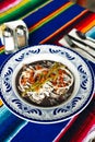 Mole Mexicano, Poblano mole ingredients, mexican spicy food traditional in Mexico