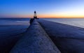 Mole near Wilhelmshaven at Sunrise