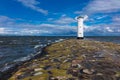 The mole in Swinemuende on the island Usedom in Poland