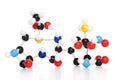 Molecular atom model Royalty Free Stock Photo