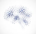 Molecular brain Royalty Free Stock Photo