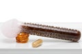 Molecular gastronomy - coffee dessert Royalty Free Stock Photo