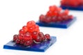 Molecular gastronomy dessert Royalty Free Stock Photo